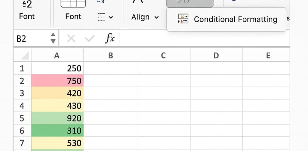 Conditional Formatting Example