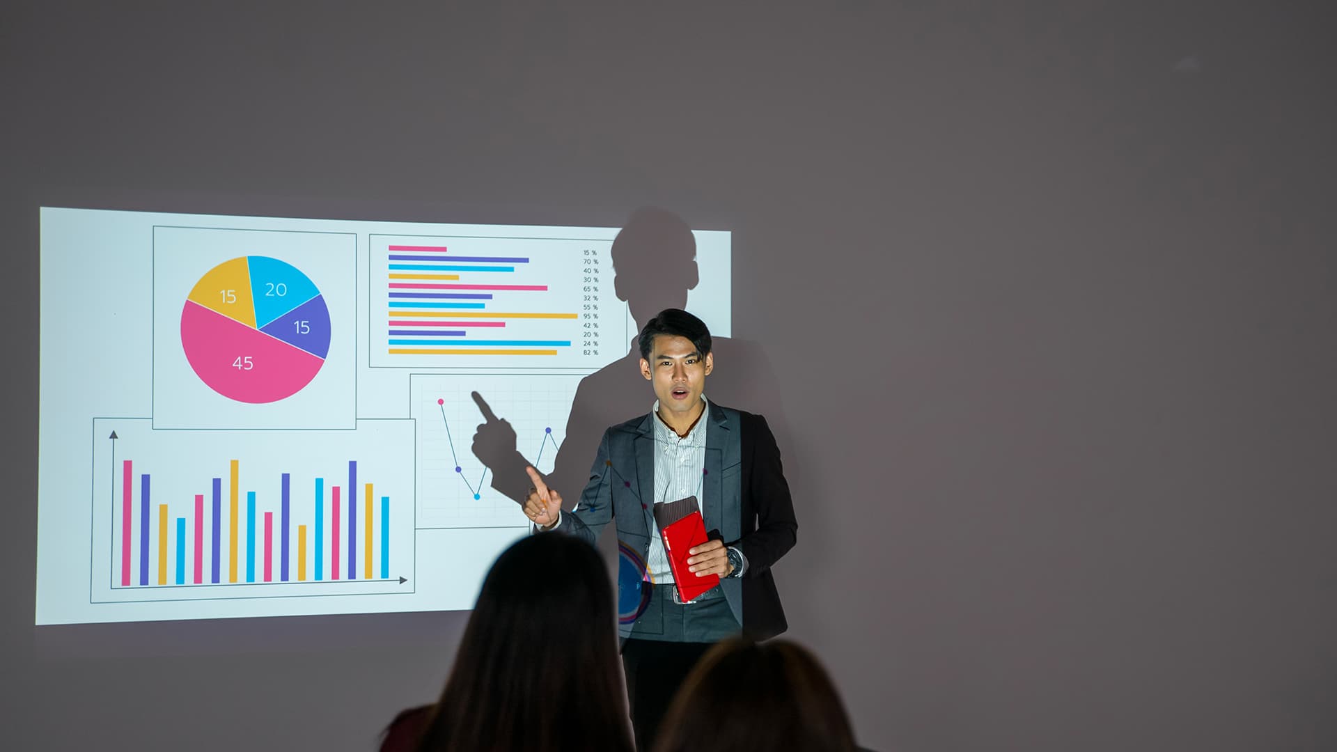 PowerPoint charts and presentation visuals