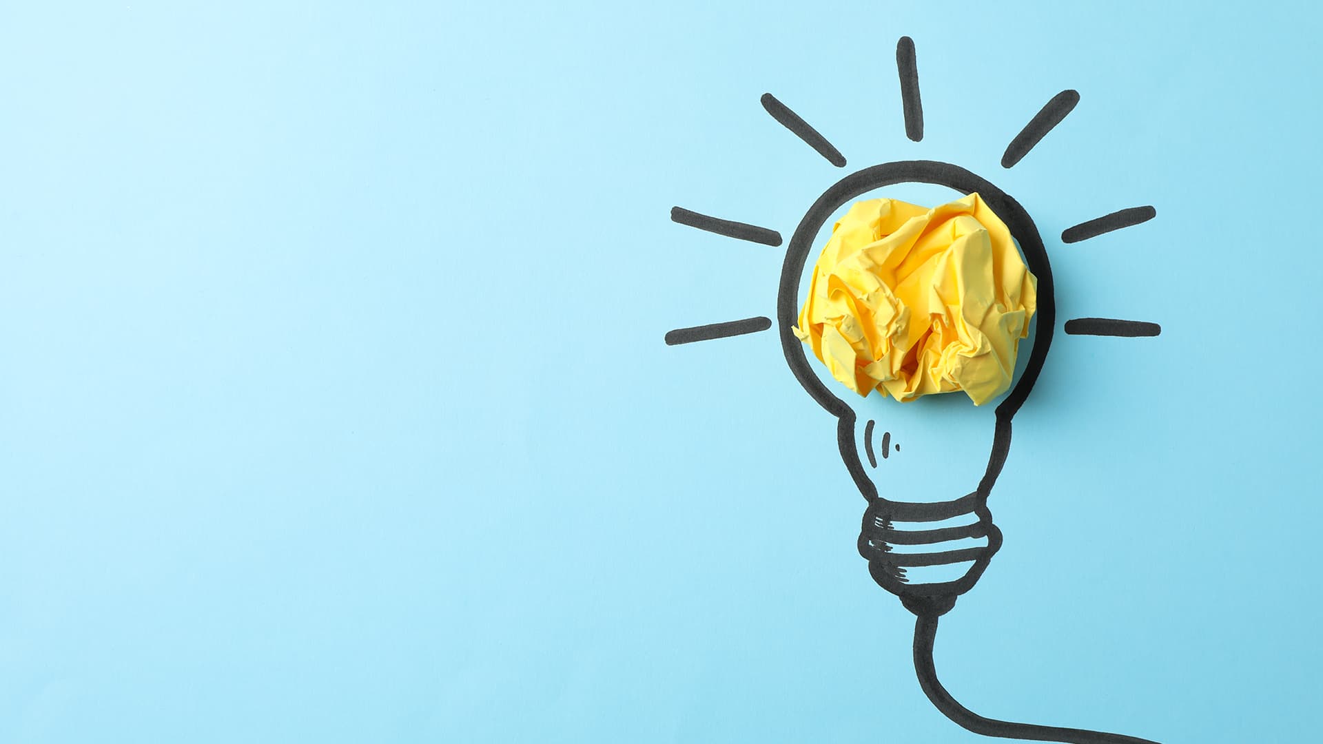 One main idea per slide in a PowerPoint presentation